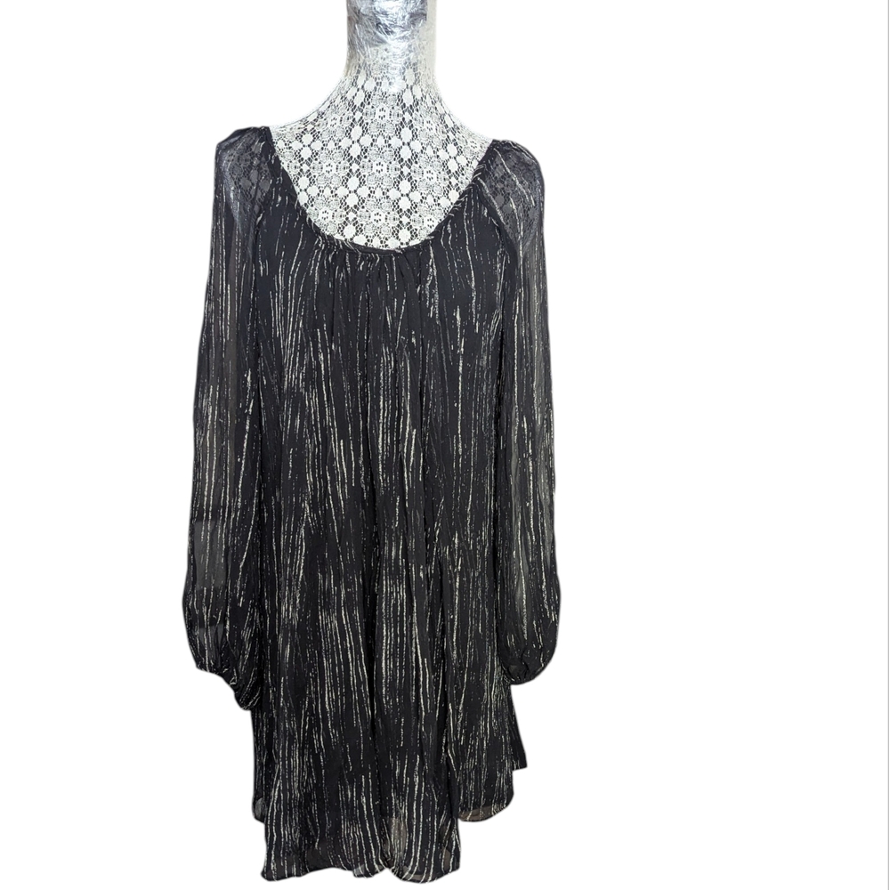 TRACY REESE Baby Doll Tunic Silk Dress